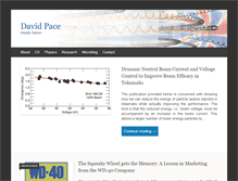 Tablet Screenshot of davidpace.com
